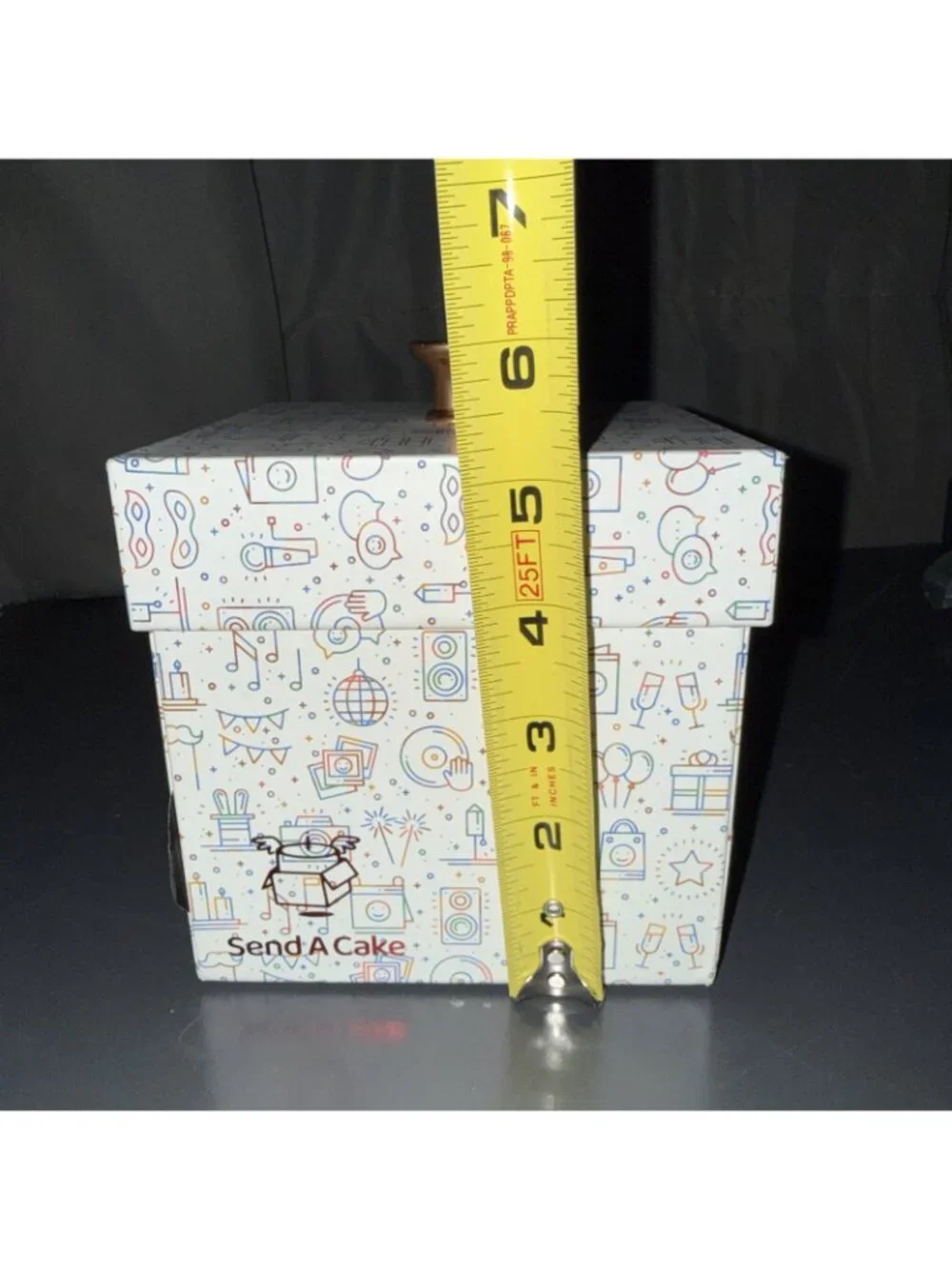 Send A Cake Butterfly Explosion Cake Box (No cake) 5 Butterflies 5”Lx5”Wx5”H